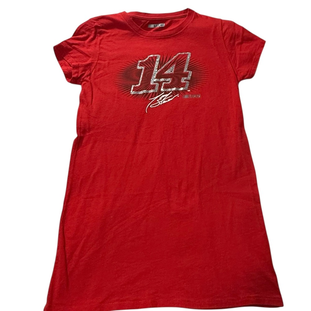 NASCAR for‎ her T-Shirt Jeff Gordon #14 Graphic Tee Red L/G sporty Y2K fit
